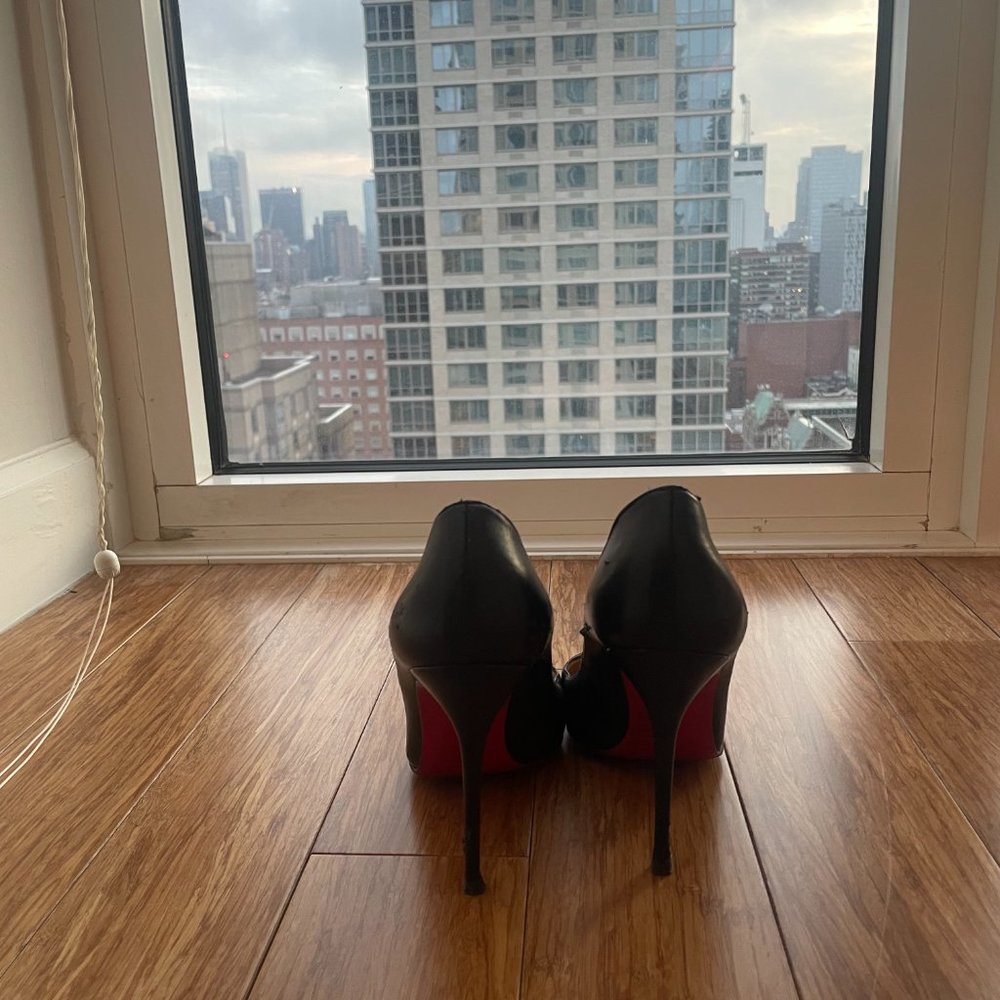 Christian Louboutin Black Size 38 Heels